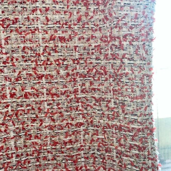 Ann Taylor Red and White Tweed Mini Dress - Picture 4 of 13